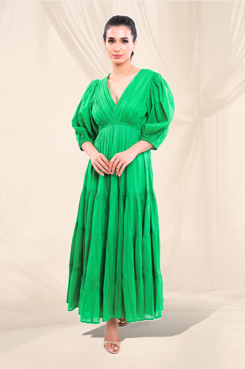 Clover Evergreen Maxi Dress