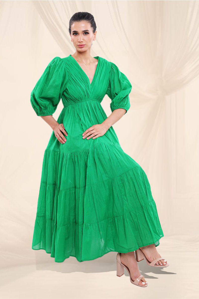 Clover Evergreen Maxi Dress