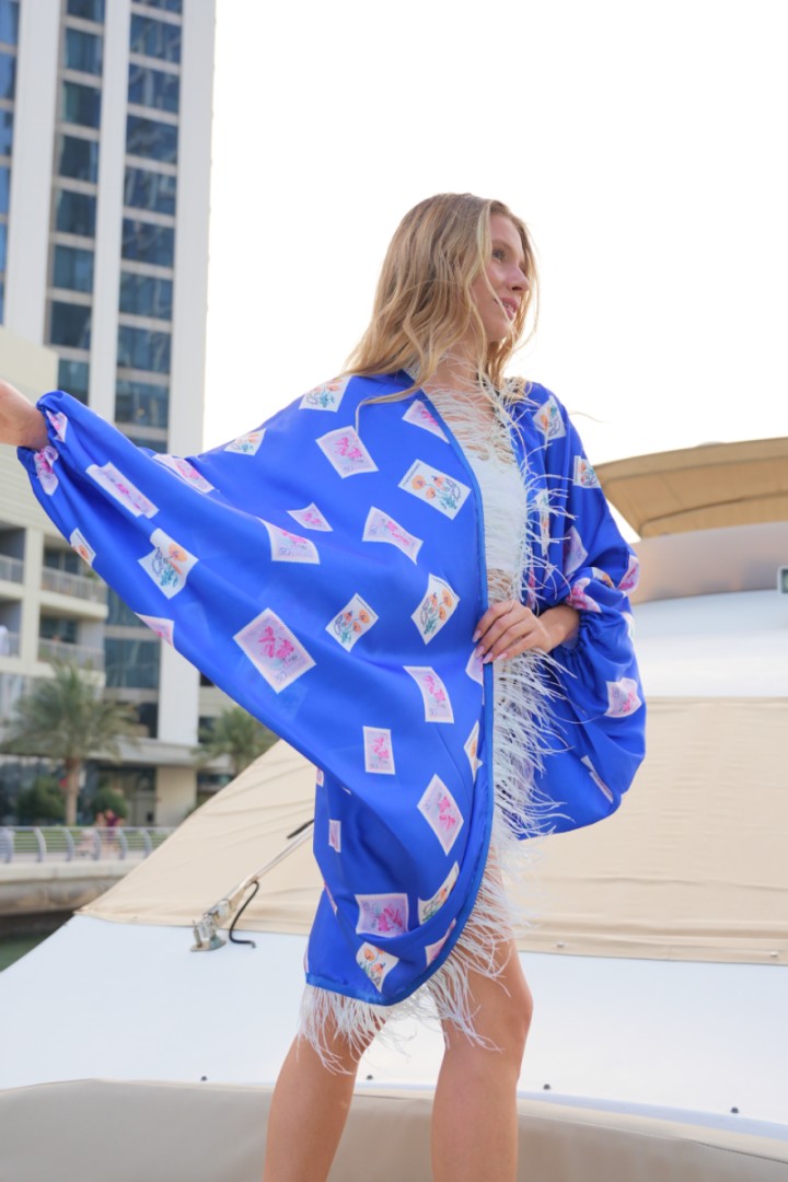 Skybound Stamp Star Feather Cape