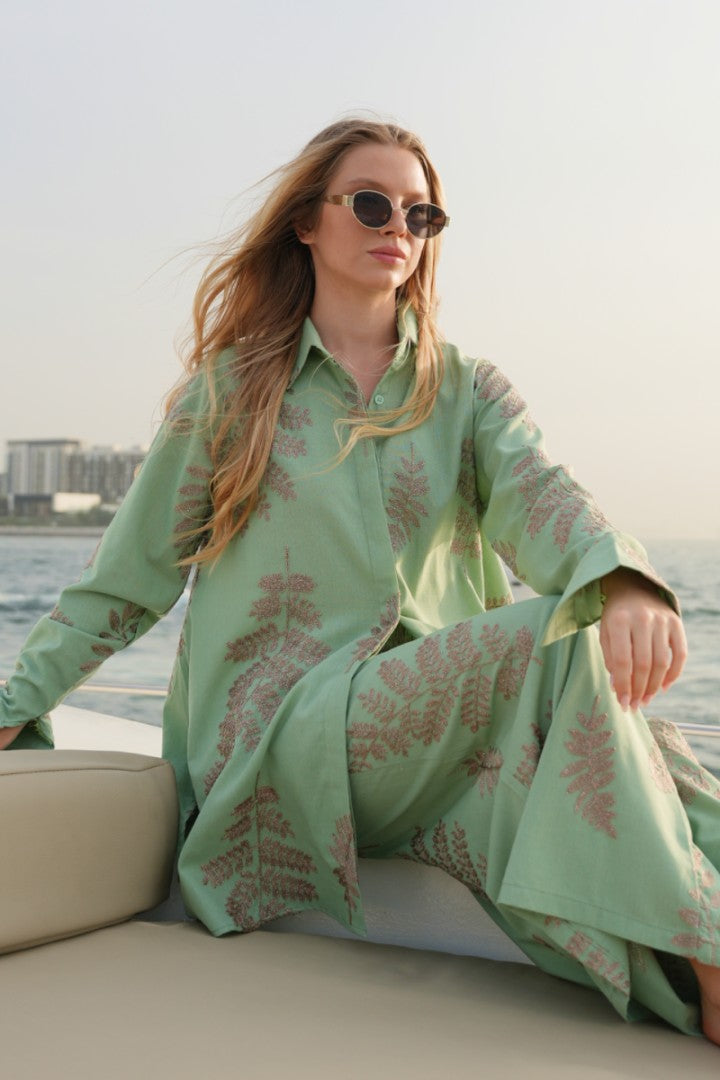 Sea Fern Co-ord Set Shirt