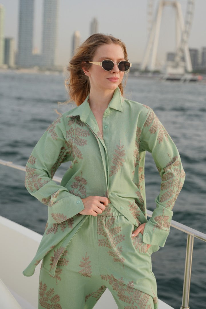Sea Fern Co-ord Set Shirt