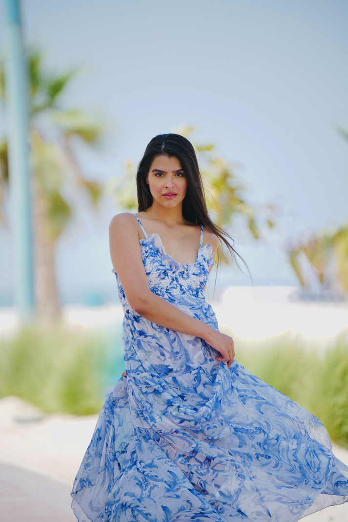 Seabreeze Sicilian Chiffon Dress