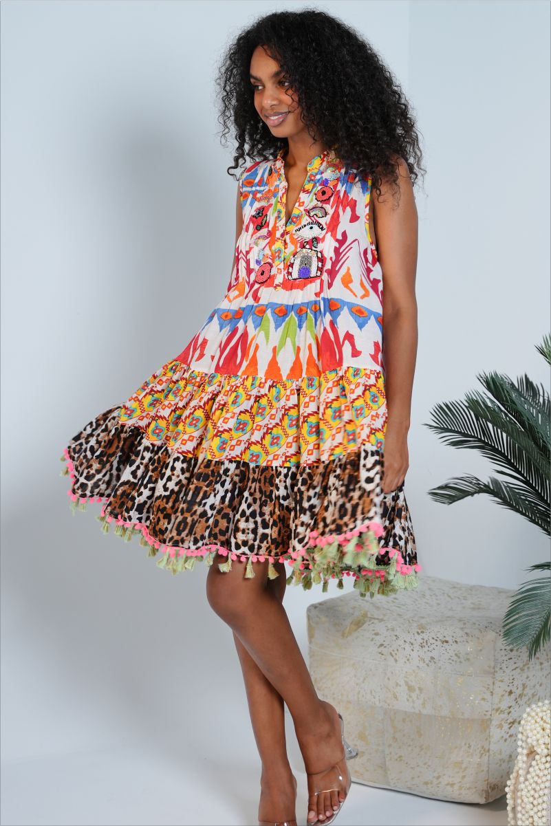 Mystic Patchwork Dress