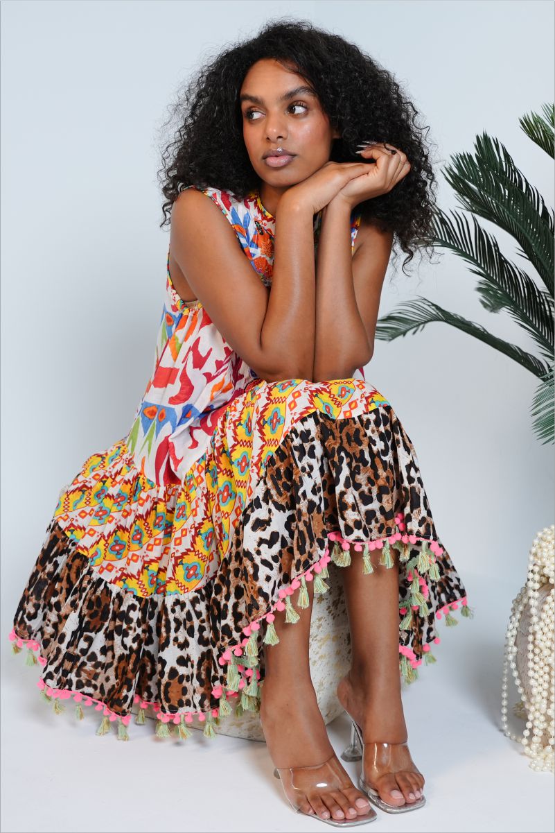 Mystic Patchwork Dress