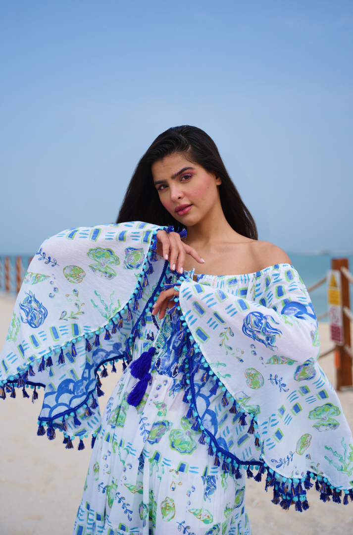 Santorini Spice Tiered Dress