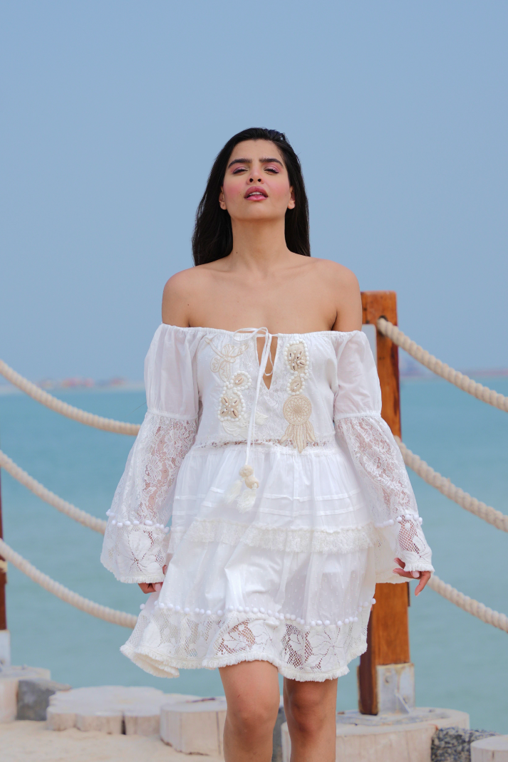 Conch Shell Chic Dress