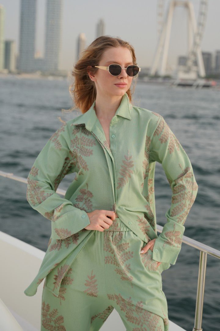 Sea Fern Co - ord Set Shirt - Sjon