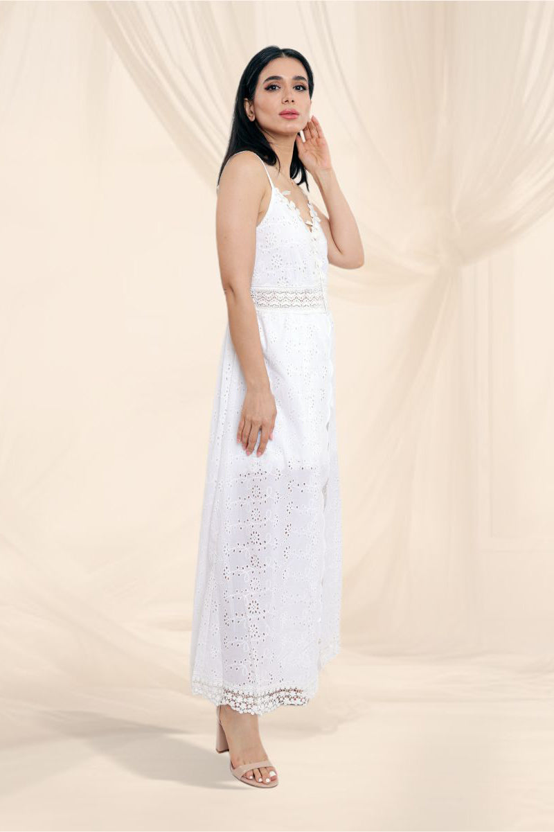 Celestial Pearl Romper Dress