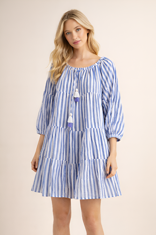 Santorini Stripe Dress
