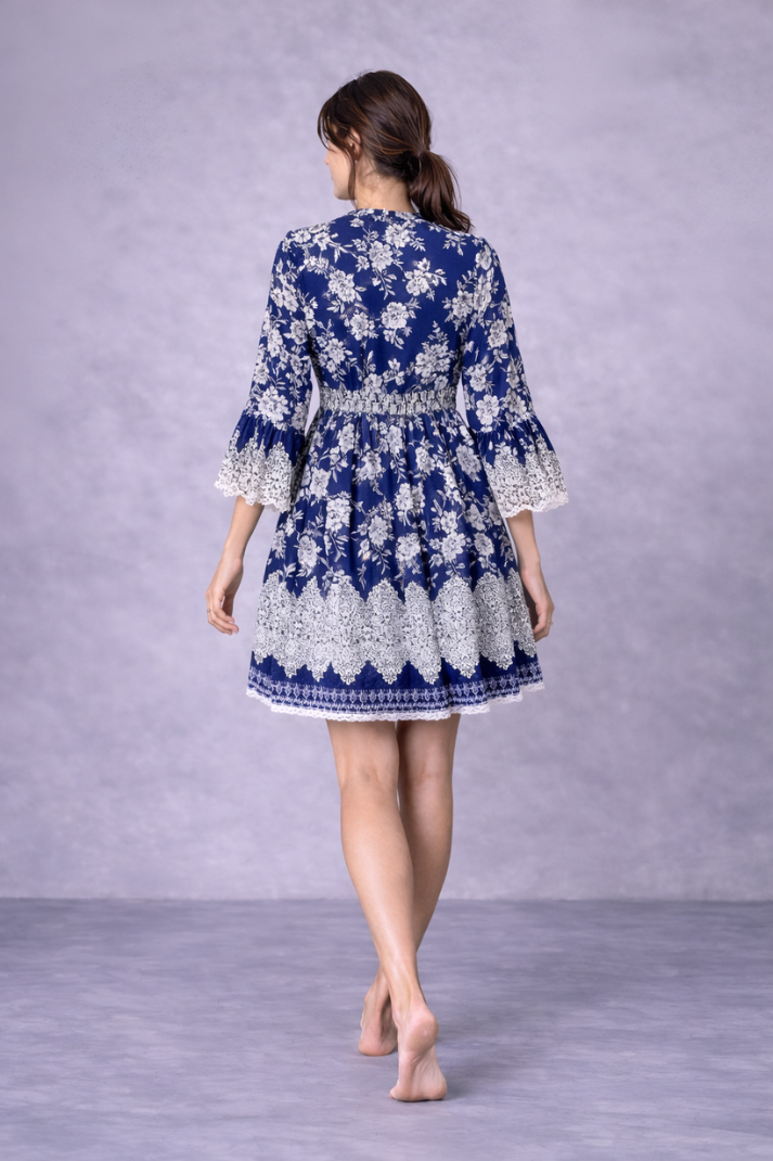 Indigo Cutwork Muse