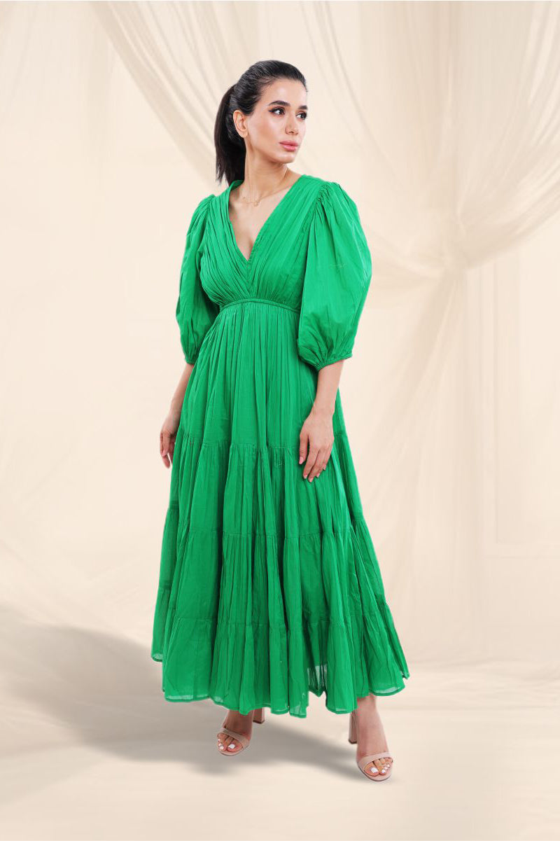 Clover Evergreen Maxi Dress