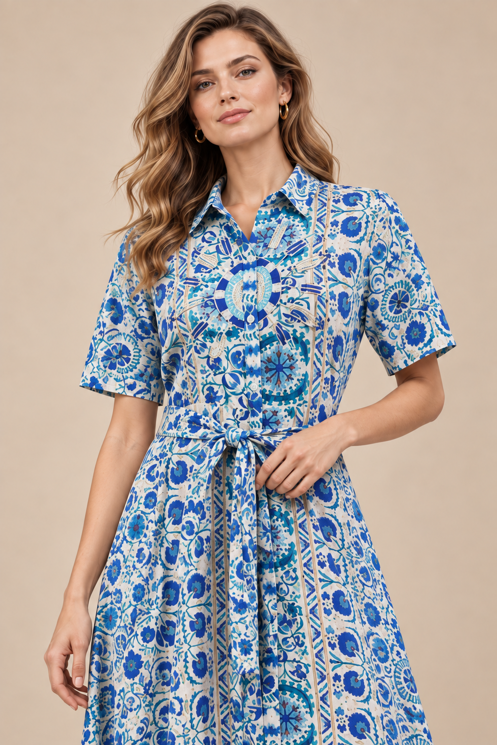 Blue Serenity Embellished Dress