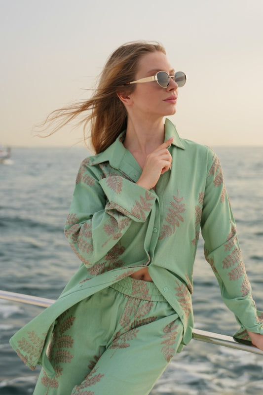 Sea Fern Co-ord Set Shirt