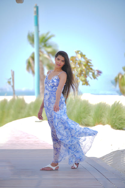 Seabreeze Sicilian Chiffon Dress
