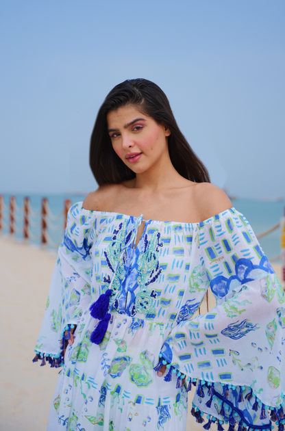 Santorini Spice Tiered Dress 